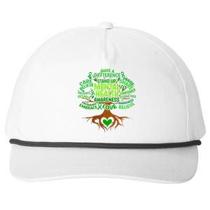 Mental Health Awareness Tree Snapback Five-Panel Rope Hat