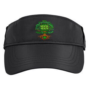 Mental Health Awareness Tree Adult Drive Performance Visor