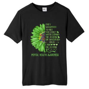 Mental Health Awareness Matters Sunflower I Am The Storm Tall Fusion ChromaSoft Performance T-Shirt