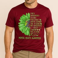 Mental Health Awareness Matters Sunflower I Am The Storm Cooling Performance Crew T-Shirt