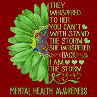 Mental Health Awareness Matters Sunflower I Am The Storm Cooling Performance Crew T-Shirt