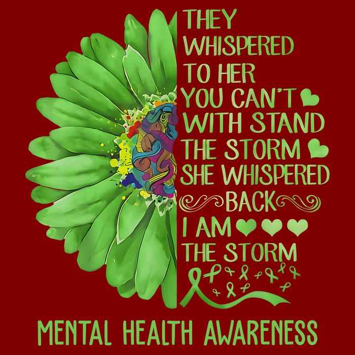 Mental Health Awareness Matters Sunflower I Am The Storm Cooling Performance Crew T-Shirt