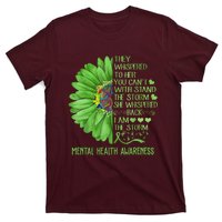 Mental Health Awareness Matters Sunflower I Am The Storm T-Shirt