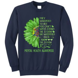 Mental Health Awareness Matters Sunflower I Am The Storm Sweatshirt