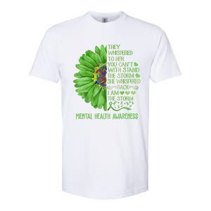 Mental Health Awareness Matters Sunflower I Am The Storm Softstyle CVC T-Shirt