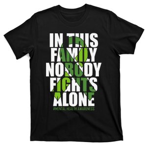 Mental Health Awareness Ribbon Family You Matter Kindness T-Shirt