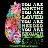 Mental Health Awareness , Positive, Motivational Quote Impact Tech Backpack