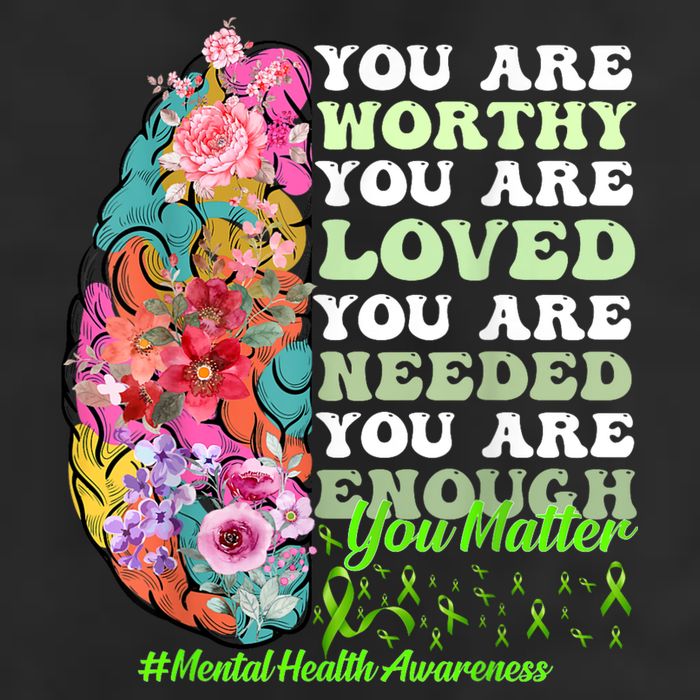 Mental Health Awareness , Positive, Motivational Quote Adult Drive Performance Visor