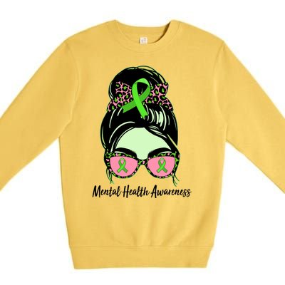 Mental Health Awareness Premium Crewneck Sweatshirt