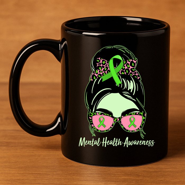 Mental Health Awareness 11oz C Handle Ceramic Mug