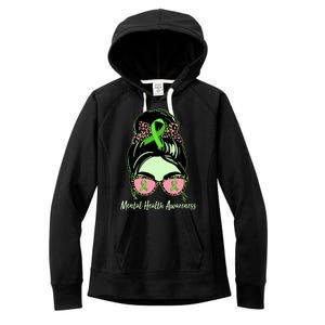 Mental Health Awareness Women's Fleece Hoodie