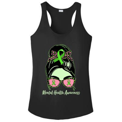 Mental Health Awareness Ladies PosiCharge Competitor Racerback Tank