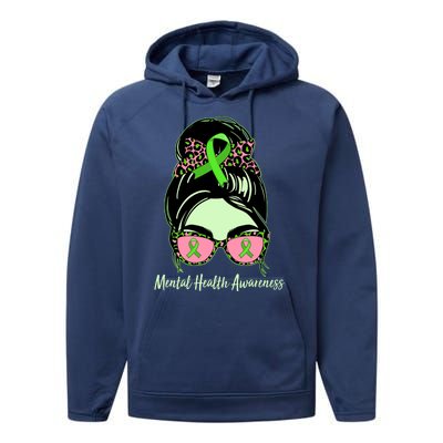 Mental Health Awareness Performance Fleece Hoodie