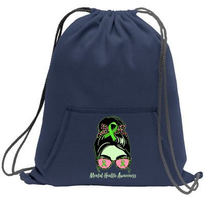 Mental Health Awareness Sweatshirt Cinch Pack Bag