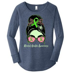 Mental Health Awareness Women's Perfect Tri Tunic Long Sleeve Shirt