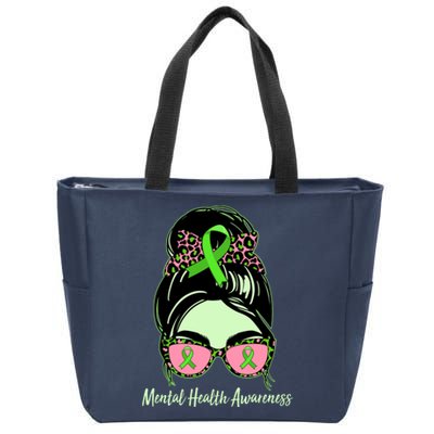 Mental Health Awareness Zip Tote Bag