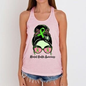 Mental Health Awareness Women's Knotted Racerback Tank