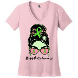 Mental Health Awareness Women's V-Neck T-Shirt