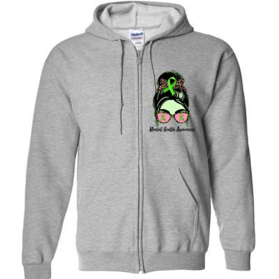 Mental Health Awareness Full Zip Hoodie