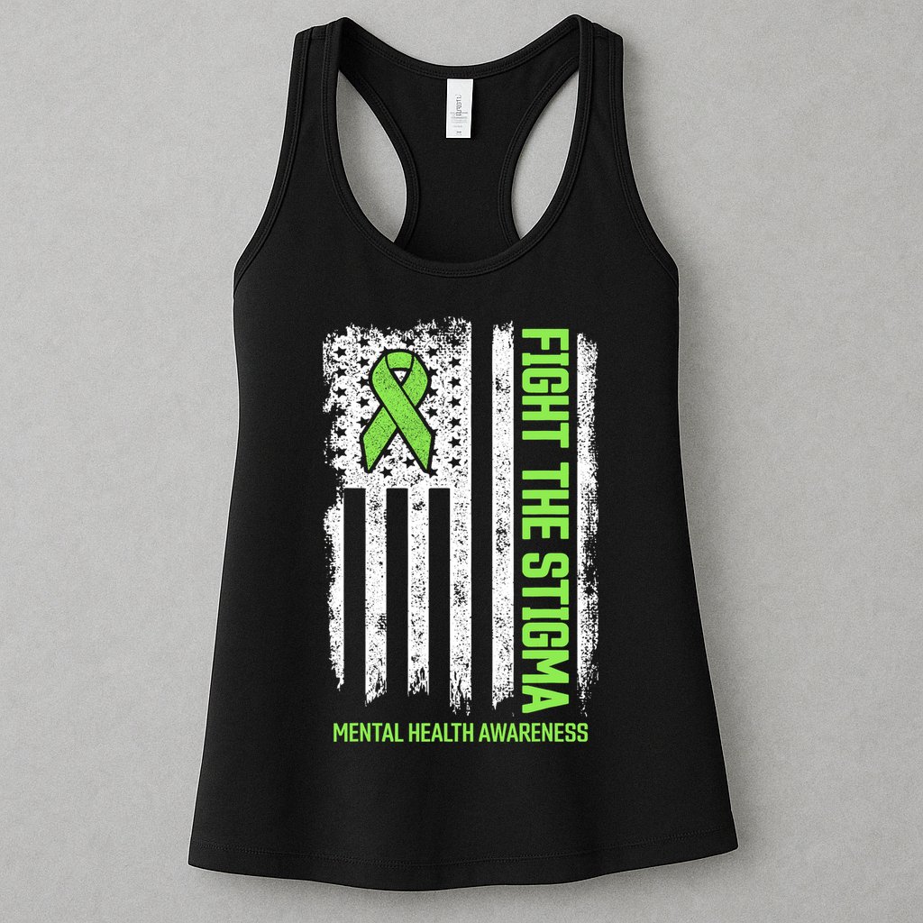 Mental Health Awareness Fight The Stigma Mental Health Womens Tank Top