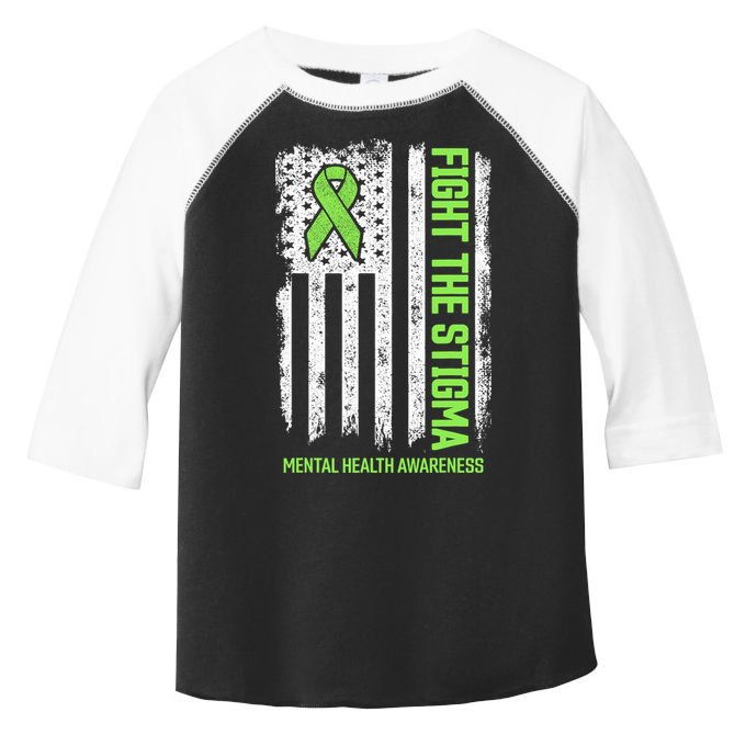 Mental Health Awareness Fight The Stigma Mental Health Toddler Fine Jersey T-Shirt