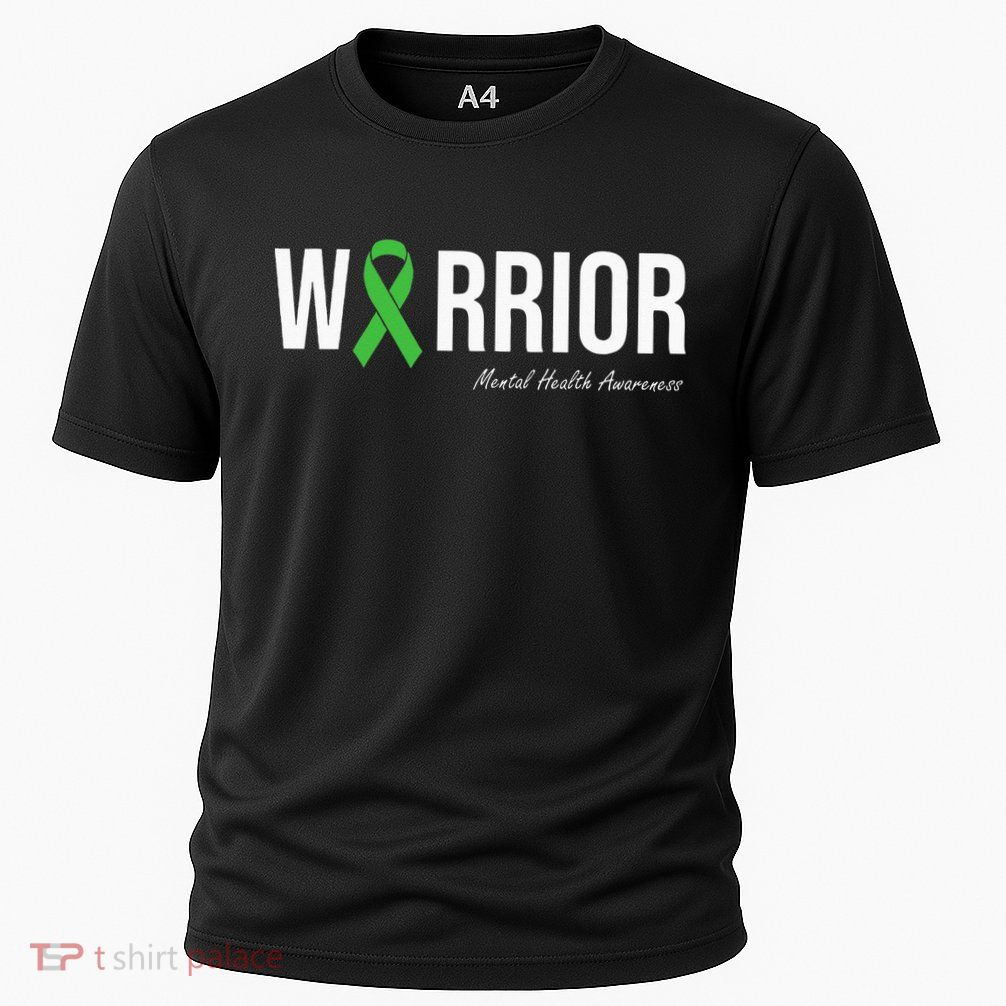Mental Health Awareness Green Ribbon Performance Shirt