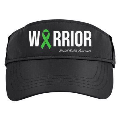 Mental Health Awareness Green Ribbon Adult Drive Performance Visor