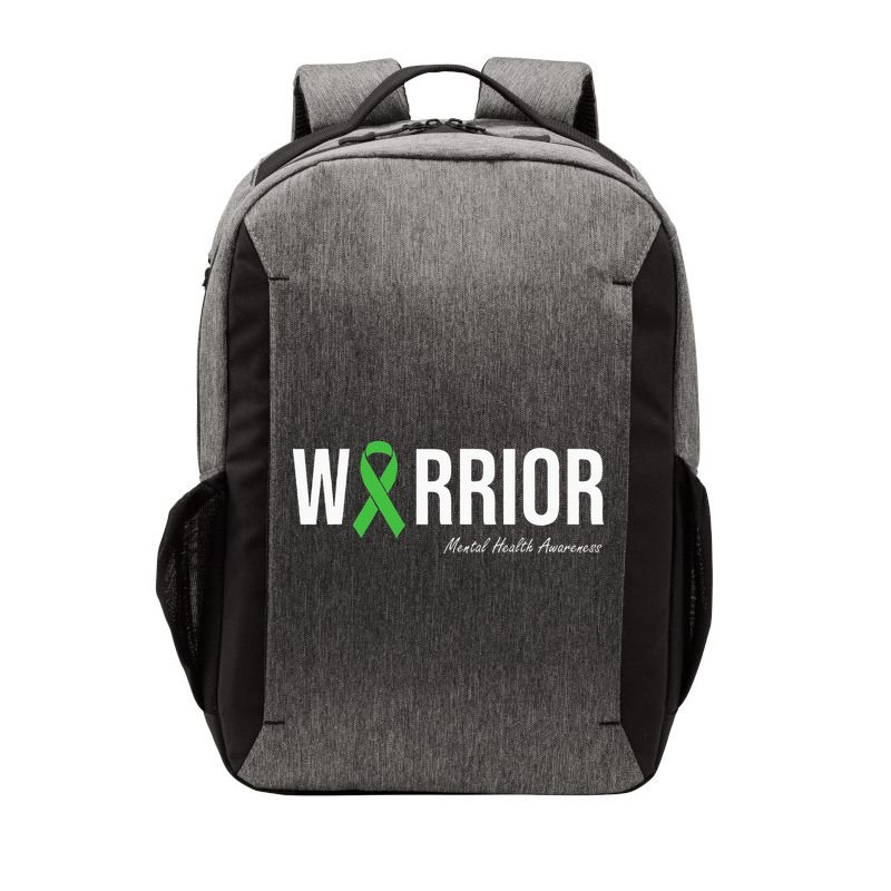 Mental Health Awareness Green Ribbon Vector Backpack