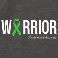 Mental Health Awareness Green Ribbon Vector Backpack