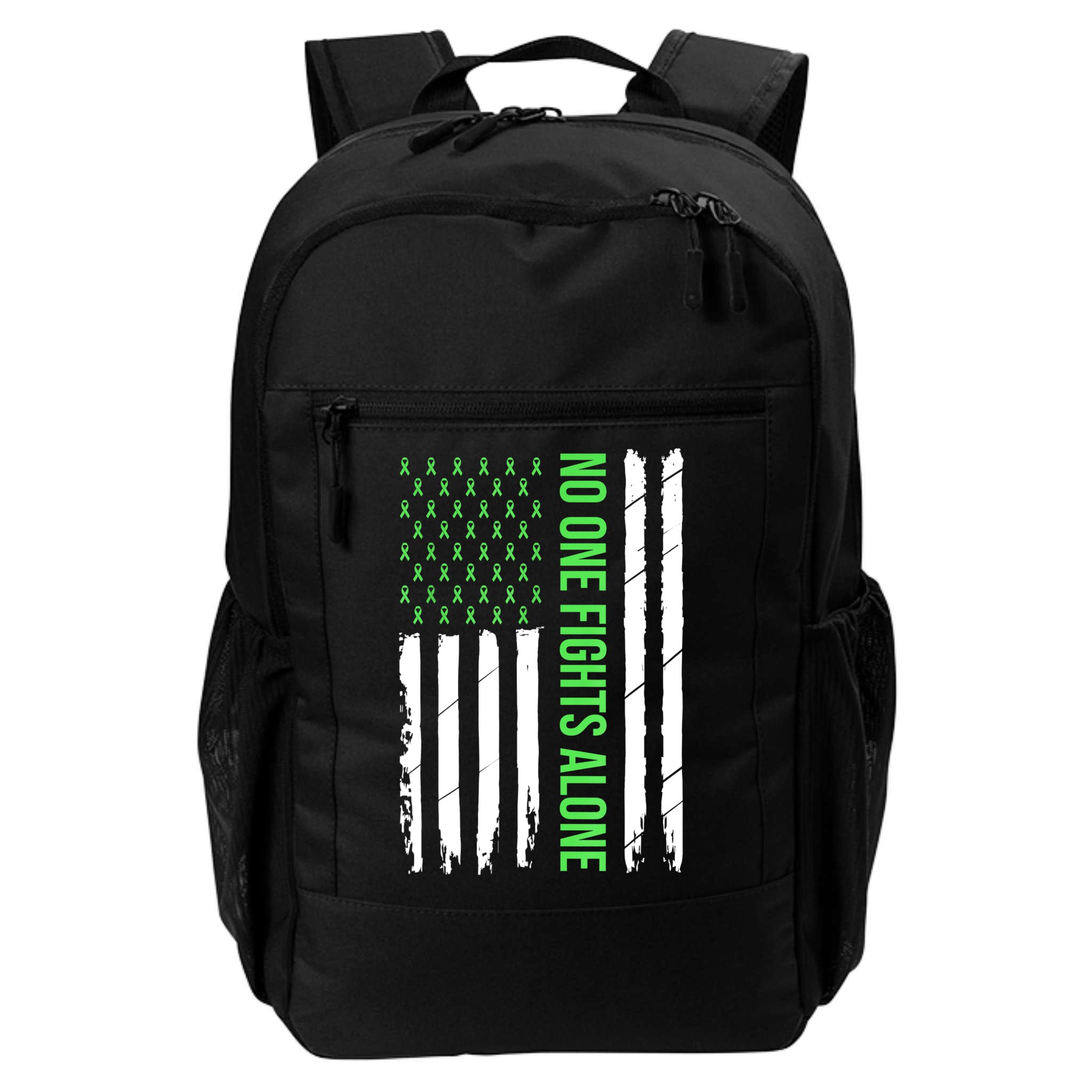 Mental Health Awareness Green Ribbon Backpack
