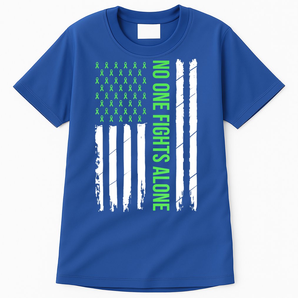 Mental Health Awareness Green Ribbon Tall T-Shirt