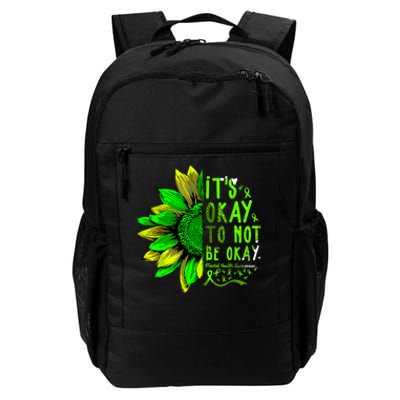 Mental Health Awareness Sunflower Its Okay To Not Be Okay Daily Commute Backpack