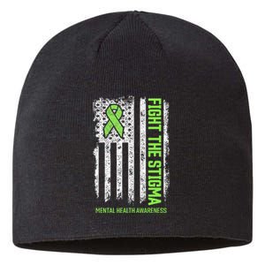 Mental Health Awareness Fight The Stigma Mental Health Sustainable Beanie