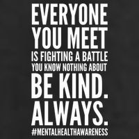 Mental Health Awareness Month End The Stigma Positive Quote Adult Drive Performance Visor