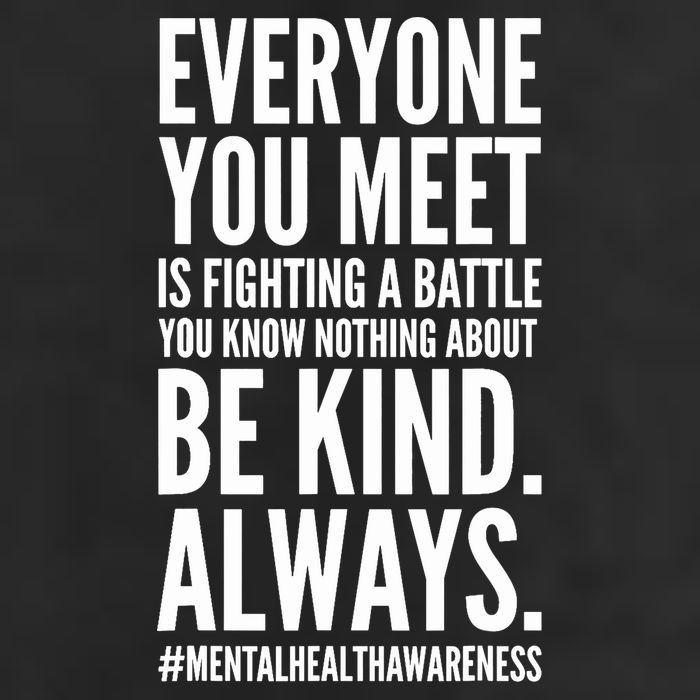 Mental Health Awareness Month End The Stigma Positive Quote Adult Drive Performance Visor