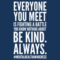 Mental Health Awareness Month End The Stigma Positive Quote Cooling Performance Crew T-Shirt