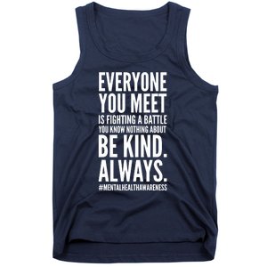 Mental Health Awareness Month End The Stigma Positive Quote Tank Top