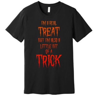 Mischievous Halloween A Real Treat But Also A Trick Premium T-Shirt