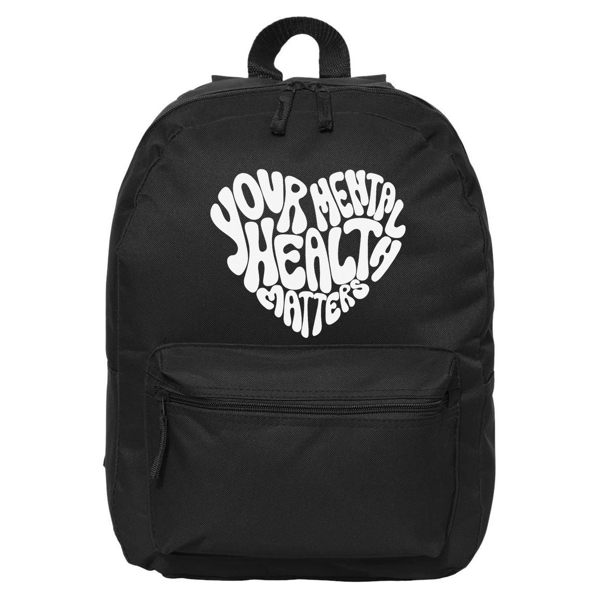 Mental Health Awareness Mindfulness Mental Wellness 16 in Basic Backpack