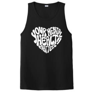 Mental Health Awareness Mindfulness Mental Wellness PosiCharge Competitor Tank