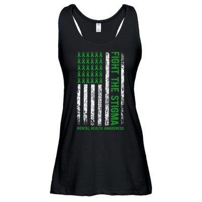 Mental Health Awareness Shirt Fight The Stigma Mental Health Ladies Essential Flowy Tank