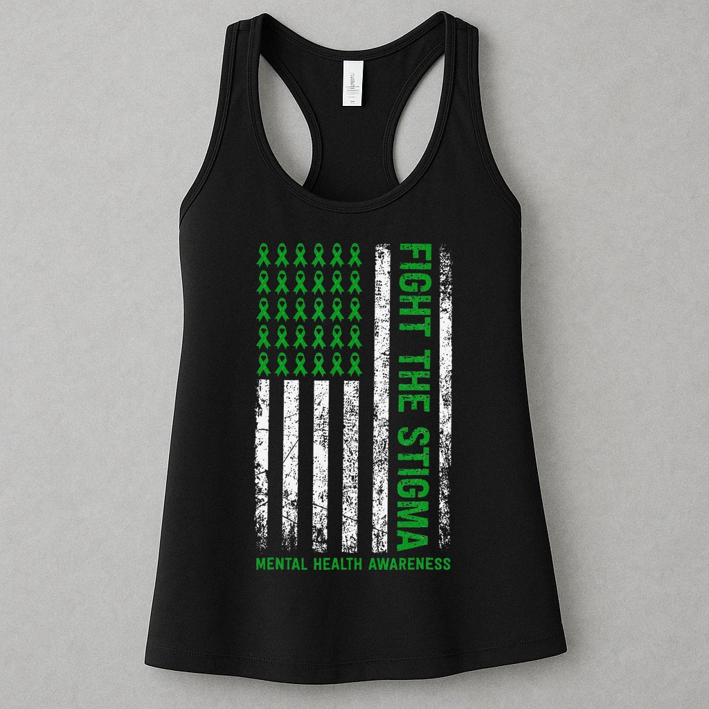 Mental Health Awareness Shirt Fight The Stigma Mental Health Womens Tank Top