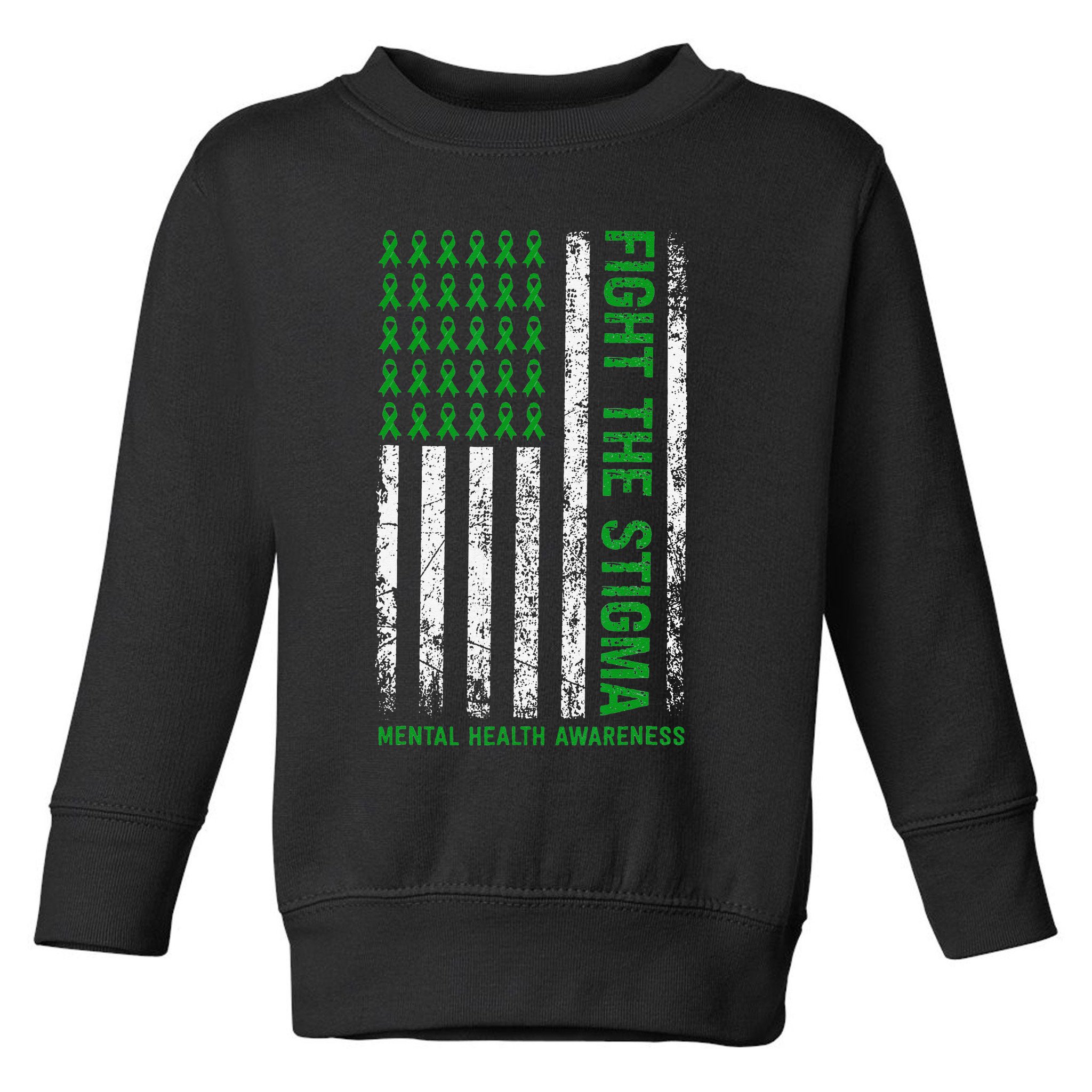 Mental Health Awareness Shirt Fight The Stigma Mental Health Toddler Sweatshirt