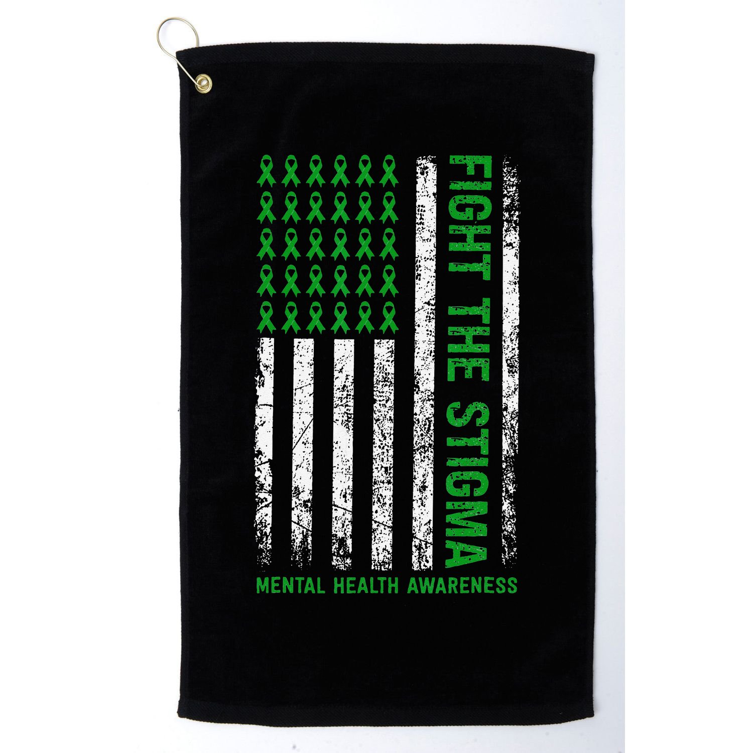 Mental Health Awareness Shirt Fight The Stigma Mental Health Golf Towel