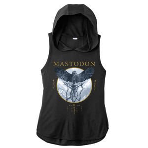 Mastodon Hushed And Grim Eagle Circle Ladies PosiCharge Tri-Blend Wicking Draft Hoodie Tank