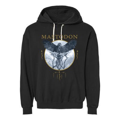 Mastodon Hushed And Grim Eagle Circle Garment-Dyed Fleece Hoodie