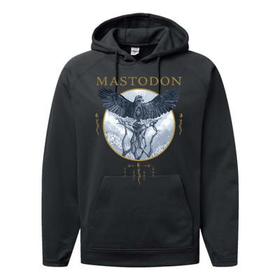 Mastodon Hushed And Grim Eagle Circle Performance Fleece Hoodie