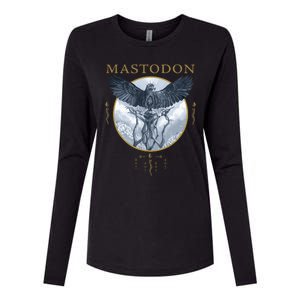 Mastodon Hushed And Grim Eagle Circle Womens Cotton Relaxed Long Sleeve T-Shirt