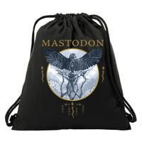 Mastodon Hushed And Grim Eagle Circle Drawstring Bag