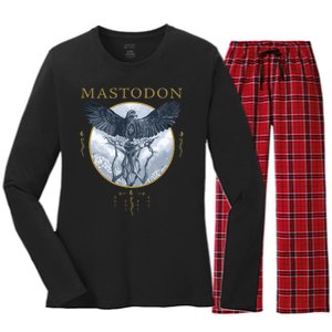 Mastodon Hushed And Grim Eagle Circle Women's Long Sleeve Flannel Pajama Set 